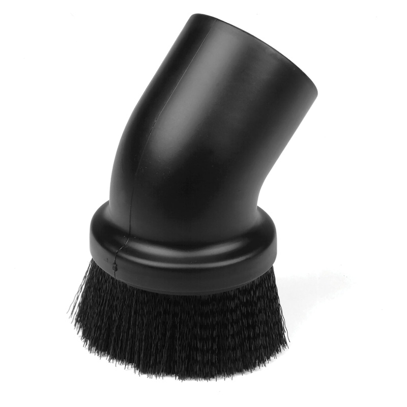 Craftsman CMXZVBE37413 Dusting Brush Wet/Dry Vacuum Attachment, 3.3 in W, 2-1/2 in Dia