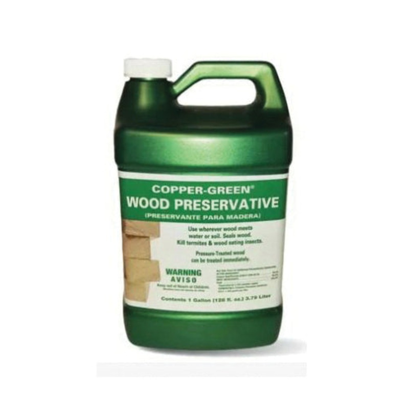 Green's COPPER-GREEN GAL Wood Preservative, 1 gal, Liquid, 150 to 200 sq-ft Coverage Area