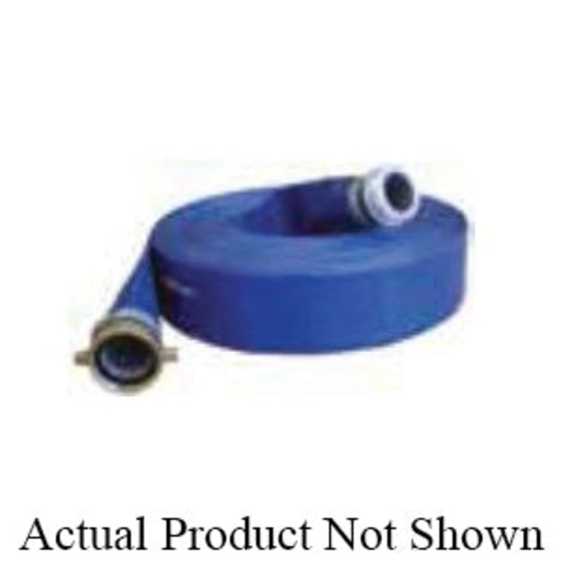 HONDA 1148-1500-50H Hose Assembly, 50 ft L, Male Pin Lug x Female Pin Lug, 90 psi, Blue