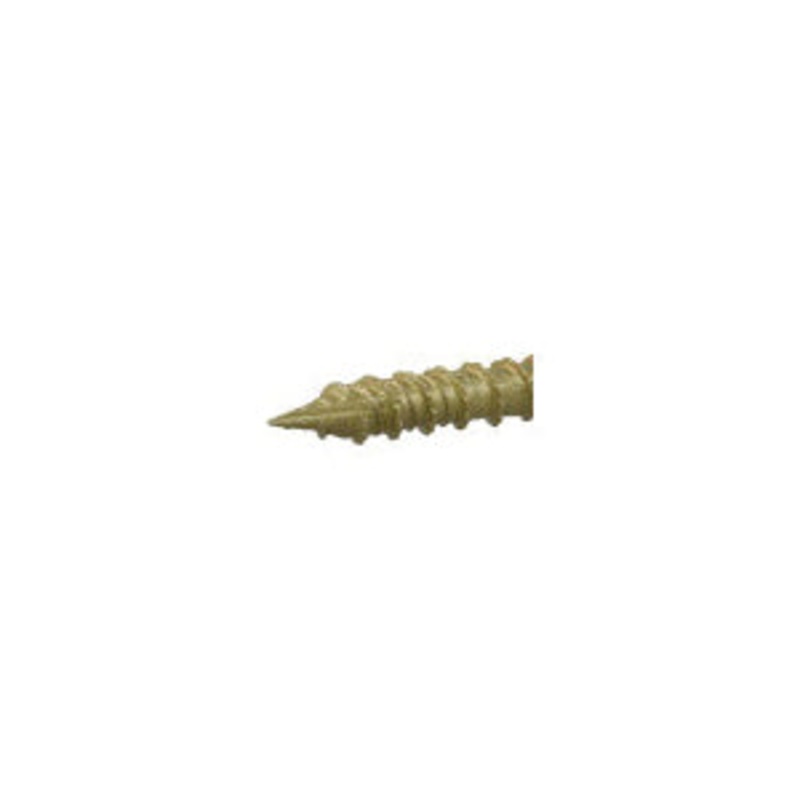 PowerPro 116791 Exterior Multi-Material Screw, System of Measurement: Imperial, #8 Thread, 2-1/2 in L, Star Drive